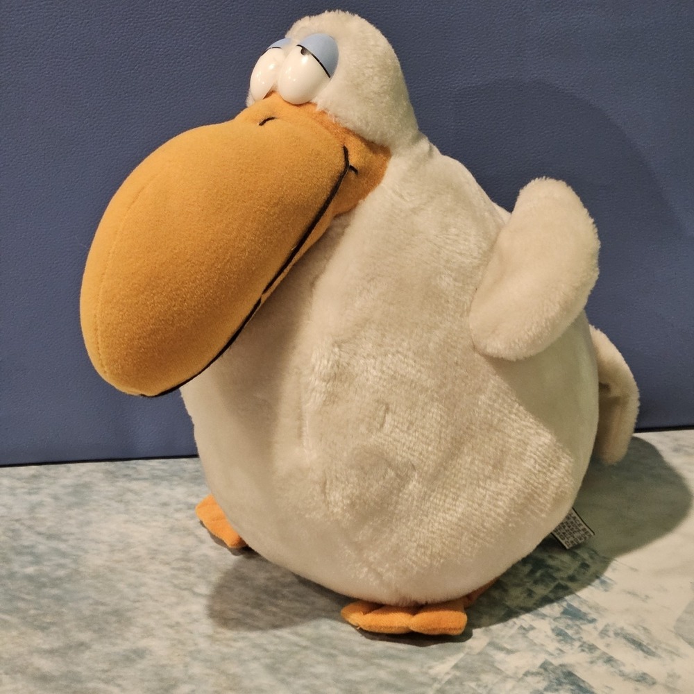 Vintage 1982 Wallace Berrie Goony Bird 12" Plush Stuffed Animal Weird Bird
